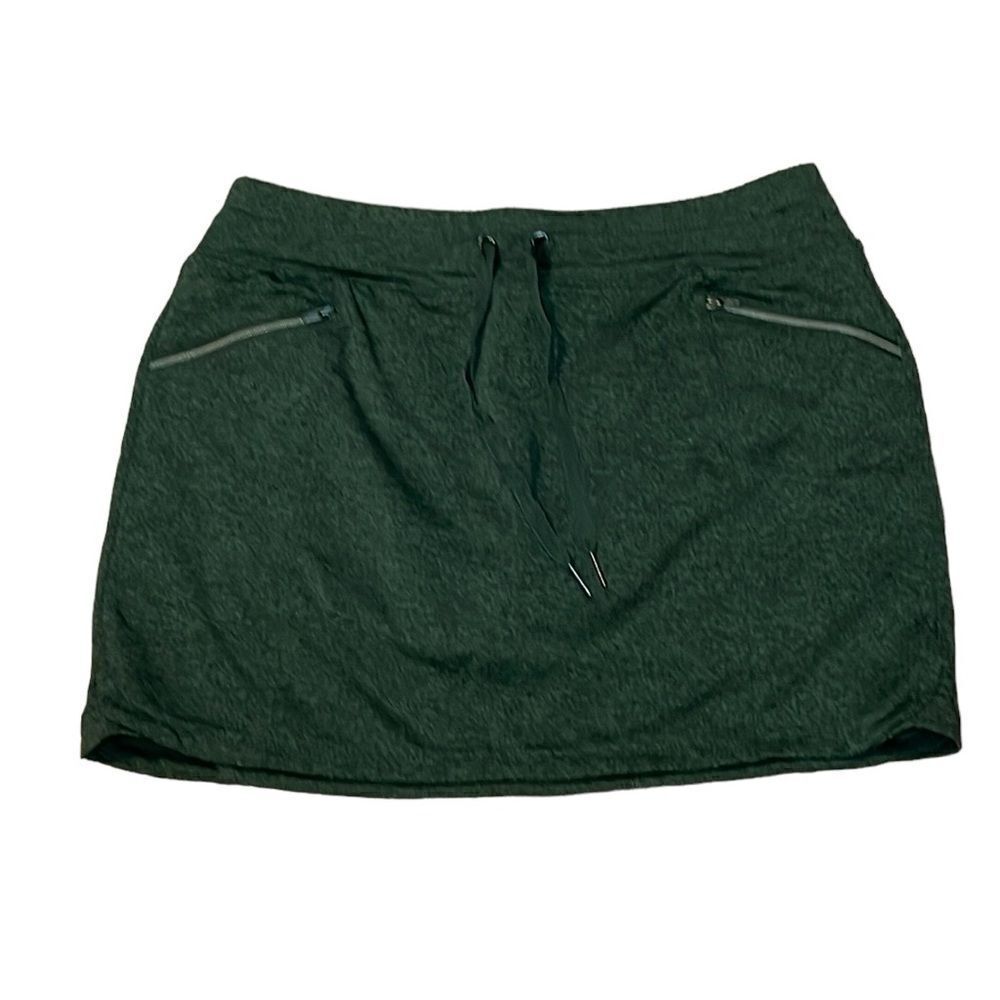 Tangerine Athletic Skort, Green, Tennis, Pickleball, Small